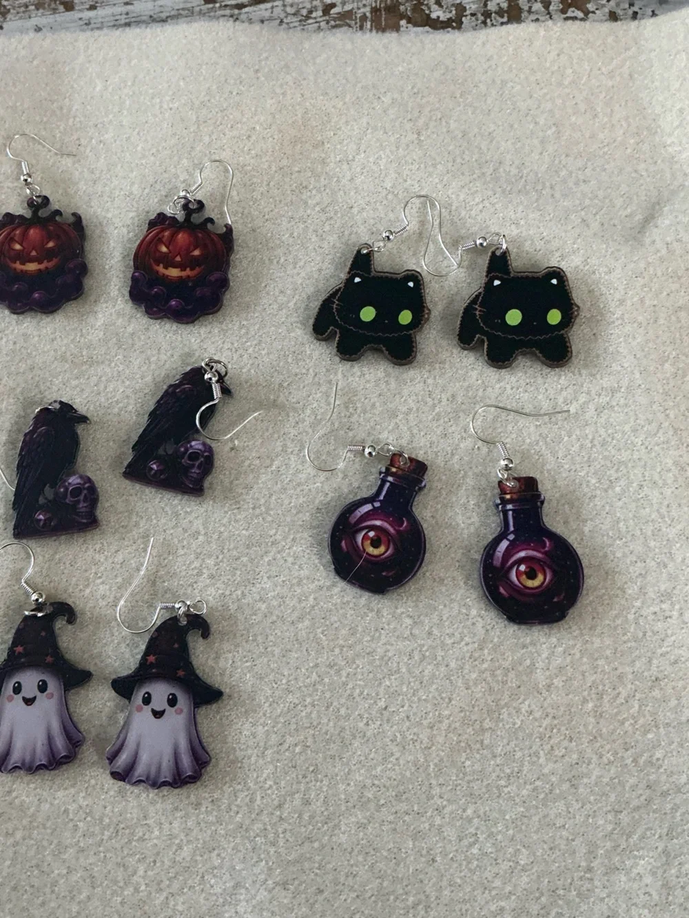 Halloween Kids Earrings Set - set of 7!